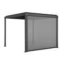 Roll-up screen for gazebo MIRADOR-80/88 3m, grey