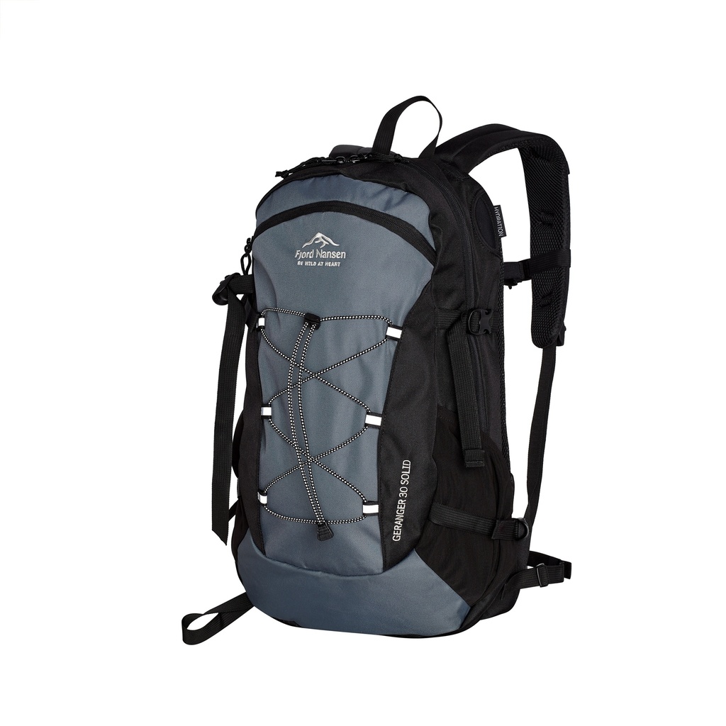 Fjord Nansen Geranger Solid päiväreppu, musta/grafiitti 30L