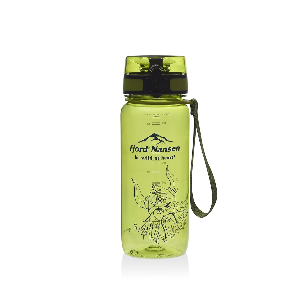 Fjord Nansen Viking juomapullo Tritan-muovia, vihreä 650 ml