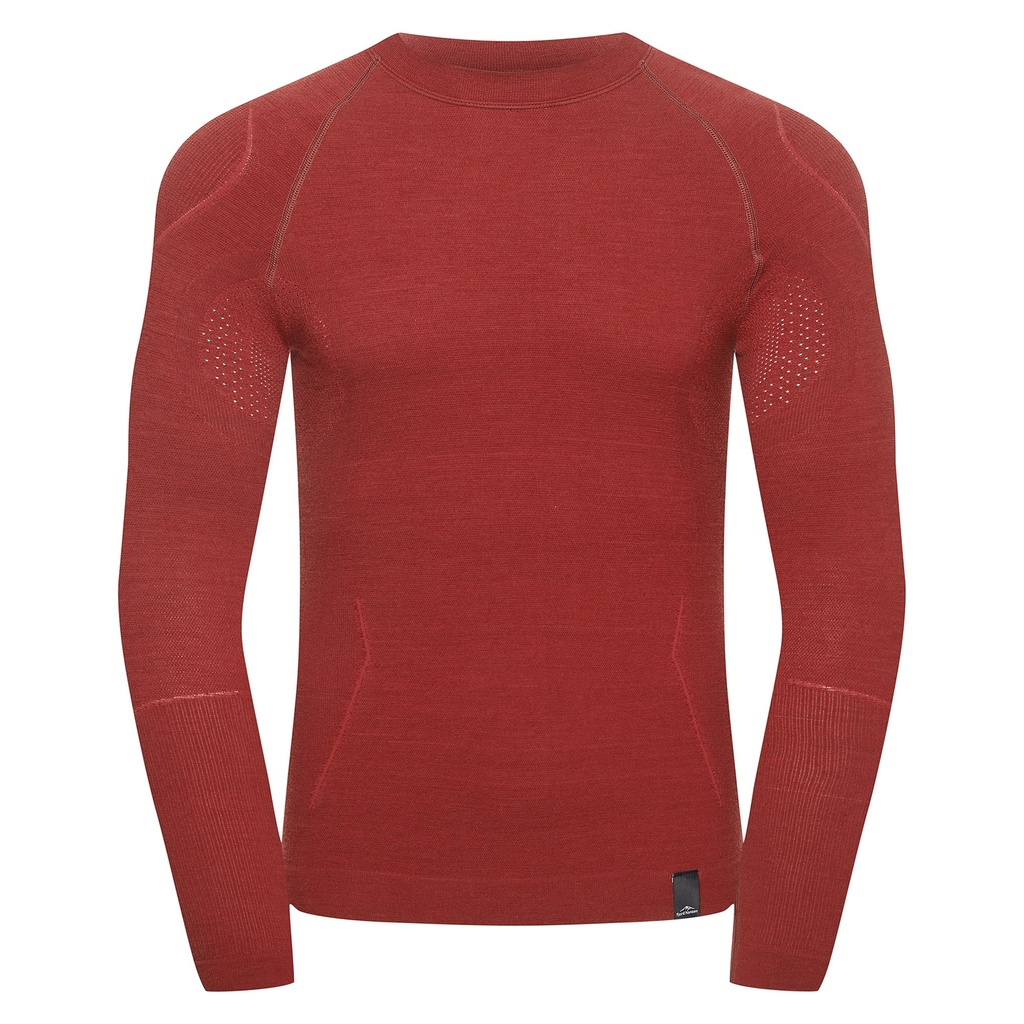 Fjord Nansen Oxiva miesten merinovillapaita L-XL, punainen