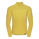 Fjord Nansen Vik 1/4 Zip pitkähihainen paita miehille M, keltainen