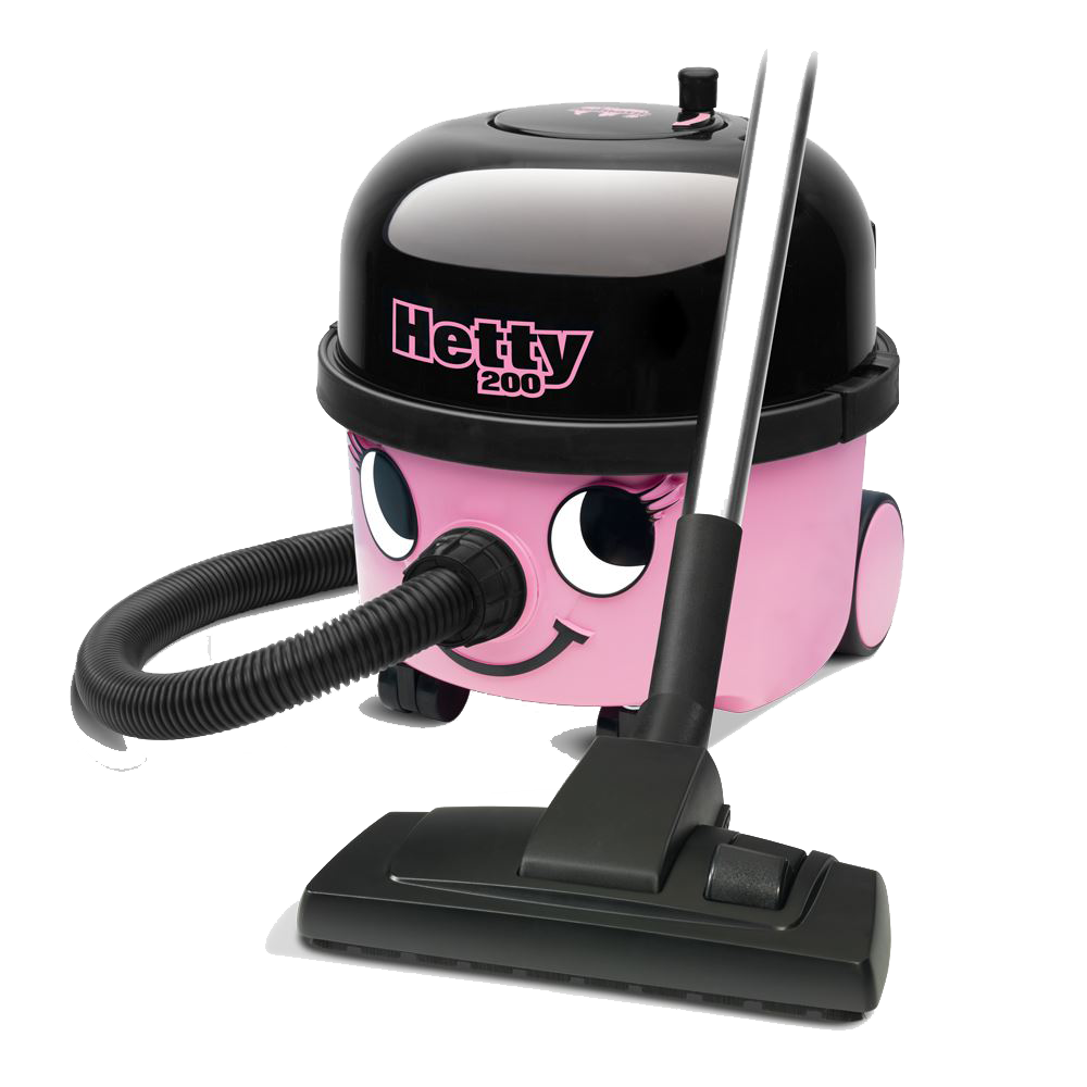 Numatic HET200-11 Hetty Original pölynimuri, musta/pinkki