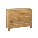 Lipasto CHICAGO NEW 4 laatikkoa, tammea, vaaleanruskea