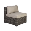 Moduulisohva SEVILLA keskiosa, alurunko polyrottingilla, tummanruskea/beige