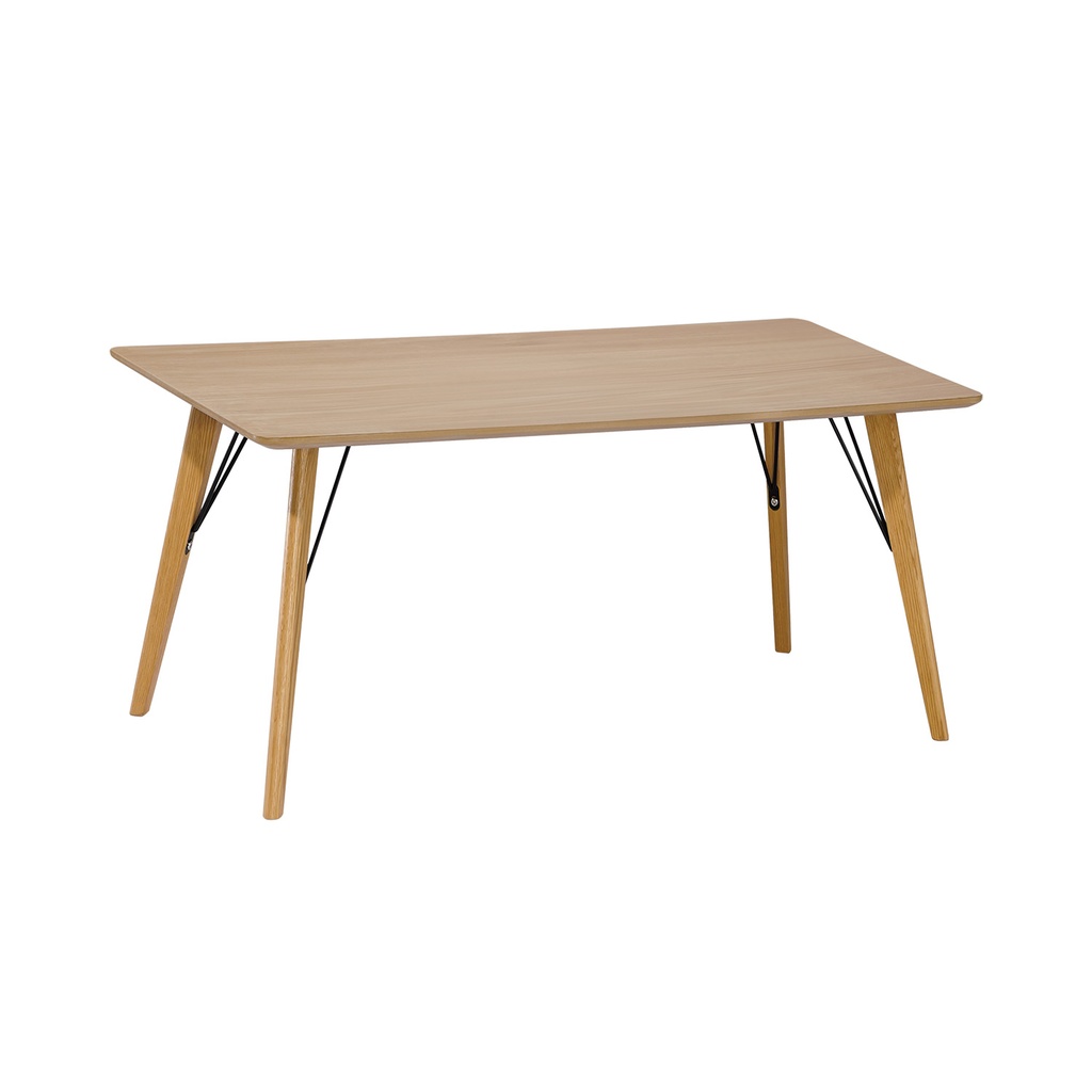 Sohvapöytä HELENA 110x60x45cm puujalat, viilutettu, ruskea