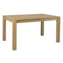 Ruokapöytä CHICAGO NEW 140x90xK76cm, viilutettu puurunko, ruskea