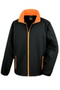 Result Miesten Core softshell-takki, musta/oranssi XXL