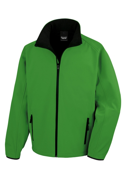 Result Miesten Core softshell-takki, vihreä XXL