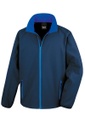Result Miesten Core softshell-takki, tummansininen/sininen 4XL