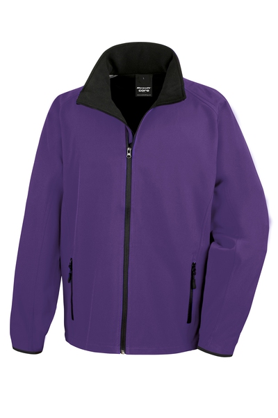 Result Miesten Core softshell-takki, purppura 3XL