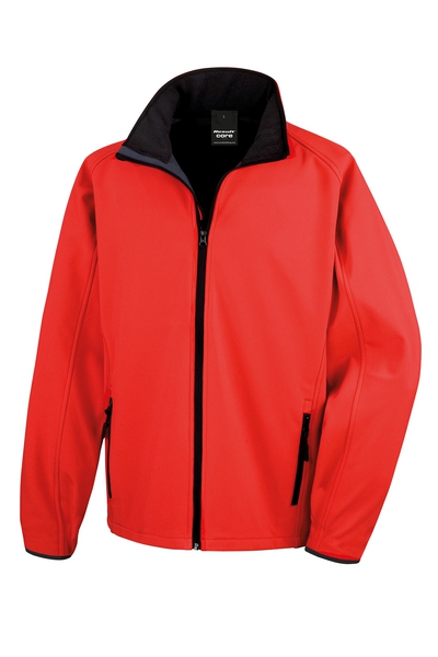 Result Miesten Core softshell-takki, punainen M