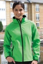 Result Naisten Core softshell-takki, vihreä XS