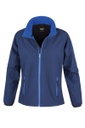 Result Naisten Core softshell-takki, tummansininen/sininen XXL