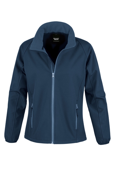 Result Naisten Core softshell-takki, tummansininen S