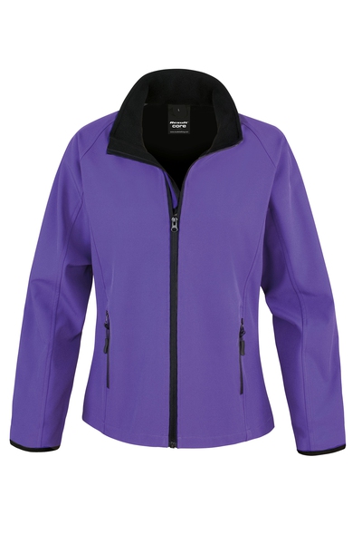 Result Naisten Core softshell-takki, purppura S