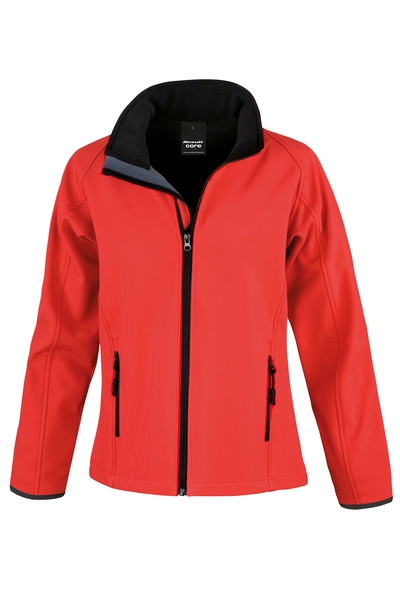 Result Naisten Core softshell-takki, punainen M
