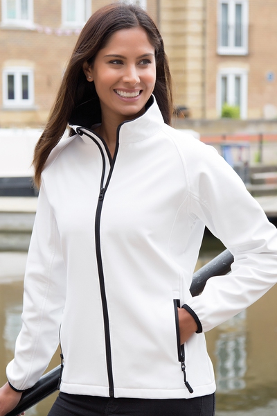 Result Naisten Core softshell-takki, valkoinen S