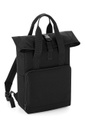 Bagbase Twin Handle Roll-Top Reppu, musta 14L