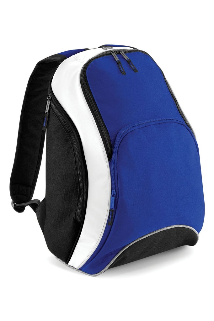 Bagbase Teamwear Reppu mediataskulla, sininen/valkoinen/musta 21L