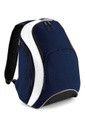 Bagbase Teamwear Reppu mediataskulla, tummansininen/valkoinen 21L
