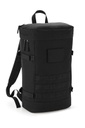 Bagbase Molle Utility Reppu velcro-panelilla, musta 21L