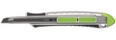 Luna Tools Katkoteräveitsi sinkkirunko kumipinnalla L9mm, Push Lock, teränpalautus