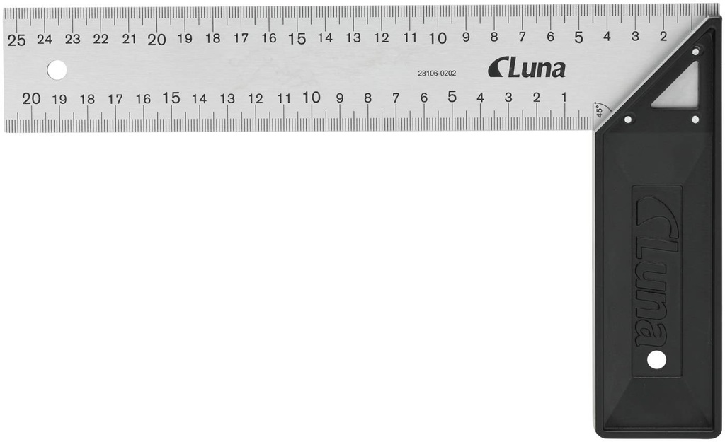 Luna Tools Suorakulma 25cm alumiinia
