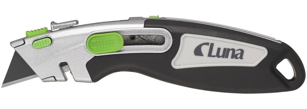 Luna Tools LUK-20FS Yleisveitsi sinkkirunko kumipinnalla 17.5cm, Push Lock, teränpalautus