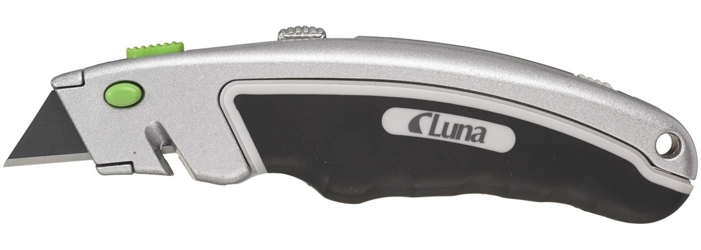 Luna Tools LUK-90 Yleisveitsi alurunko kumipinnalla 17cm, Push Lock