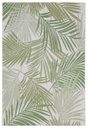 Vivace Flatweave Palm -sisustusmatto 170x120cm, vaaleanvihreä