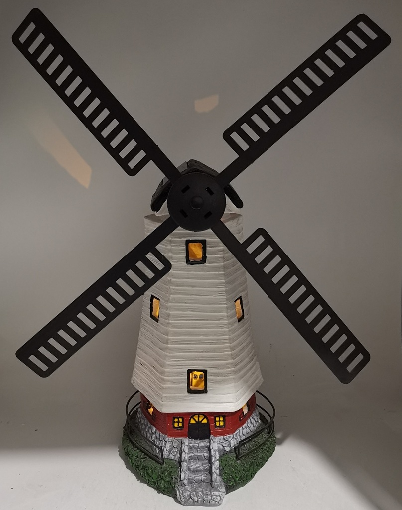 Taiga Solar Tuulimylly aurinkokennovalaisin puutarhaan