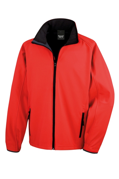 Result Miesten Core softshell-takki, punainen 3XL