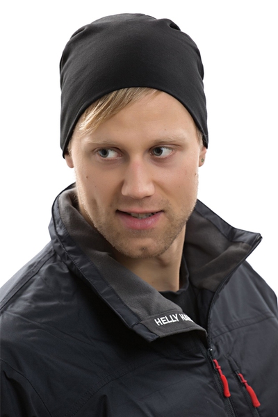 Sky Pegasus trikoopipo fleecevuorilla pitkä, musta