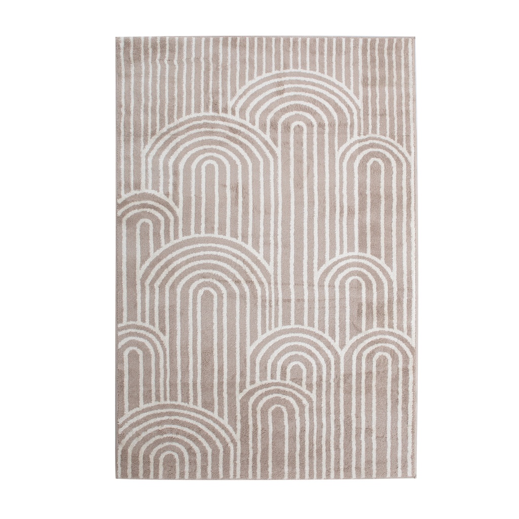 Matto MARIO-2, 100x150cm, beige/valkoinen