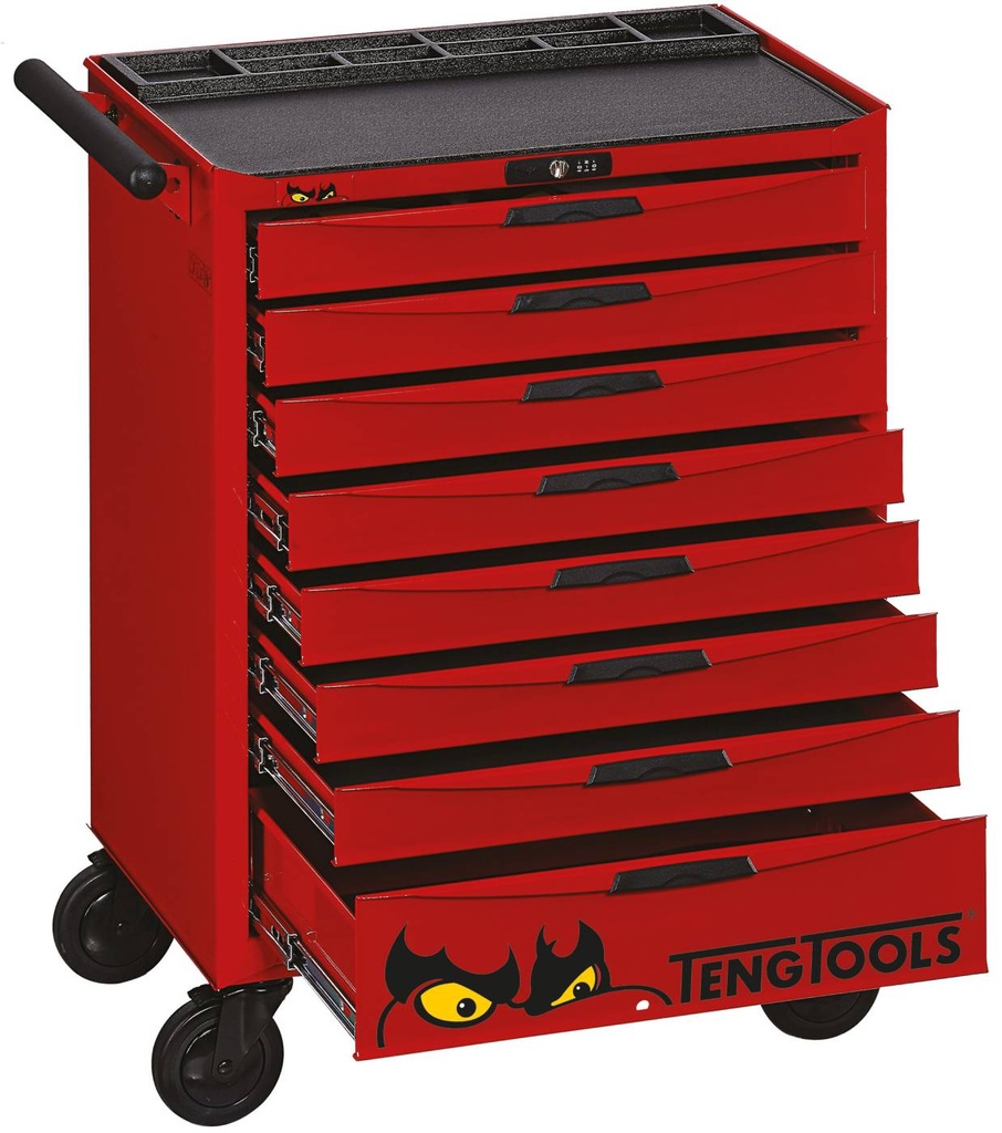 Teng Tools asennusvaunu 8ltk lukolla TCW808N