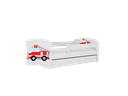 Babydreams lastensänky 140x70cm säilytyslaatikolla - Paloauto, valkoinen