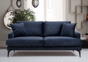 Chic Home Pauliina 2-istuttava sohva 175 cm, tummansininen