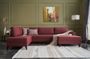 Chic Home Bessi kulmavuodesohva divaanilla 300x202 cm, viininpunainen