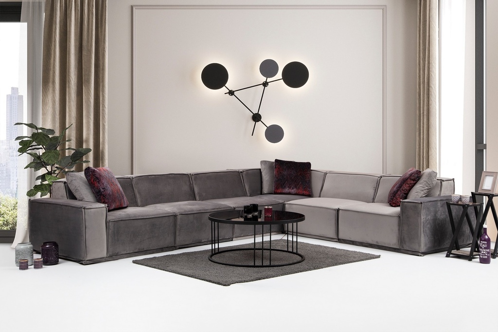Chic Home Lea kulmasohva 388x300 cm R, harmaa