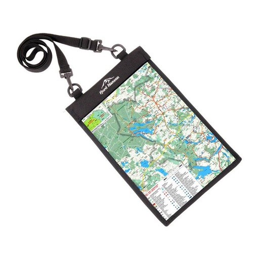 [5908221323586] Fjord Nansen Regular karttatasku 19x30 cm, kirkas/musta