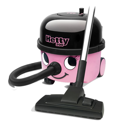 [5028965607916] Numatic HET200-11 Hetty Original pölynimuri, musta/pinkki