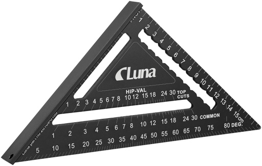 [7311662232368] Luna Tools Pikasuorakulma 17.5cm alumiinia