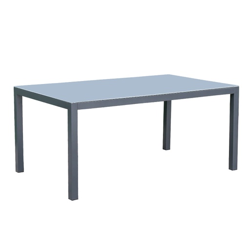 [4741243145320] Pöytä AMALFI 160x90xK74cm alumiinia, harmaa