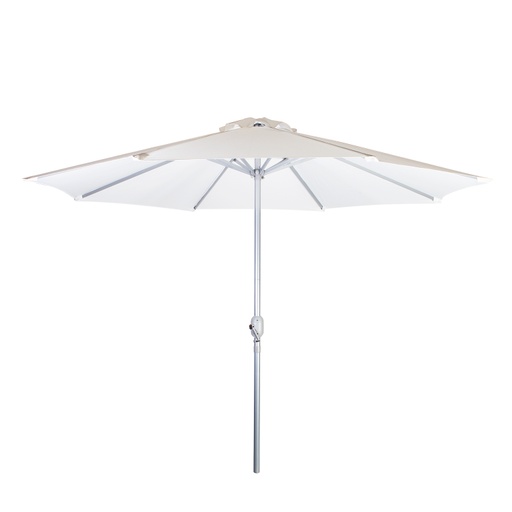 [4741243193574] Aurinkovarjo BAHAMA H2.7m polyesteria, alujalka, kammella, valkoinen