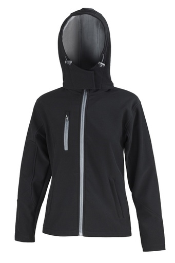 [5055192352197] Result Naisten Hupullinen TX performance softshell-takki kalvolla, musta XXL