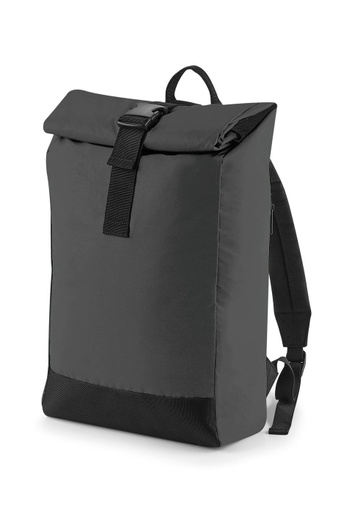 [5060566340632] Bagbase Reppu, heijastava, musta 15L