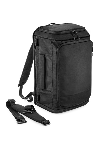 [5060717320612] Quadra Pitch Black 72h Weekender Reppu, vettähylkivä, musta 28L