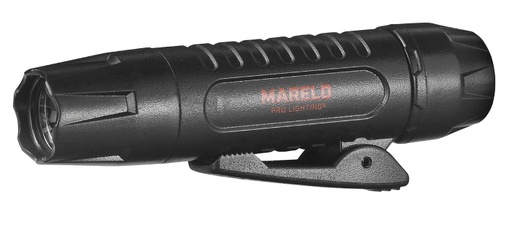 [7325920028198] Mareld Nano 90 Taskulamppu, paristokäyttö, iskunkestävä, 3 valoväriä IP64, musta