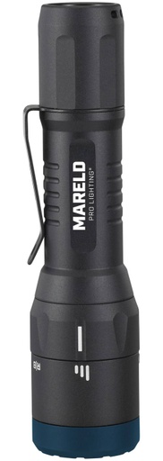 [7311662232818] Mareld Flare 1000RE Taskulamppu, ladattava hybridi IP68, musta