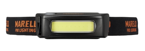 [7311662215460] Mareld Gleam 145RE Otsalamppu, ladattava, iskunkestävä IP64, musta/oranssi